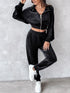 'Ursel' Crop Top and Joggers Set - Celes Fashion